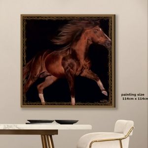 Original Horse painting. 45x45in